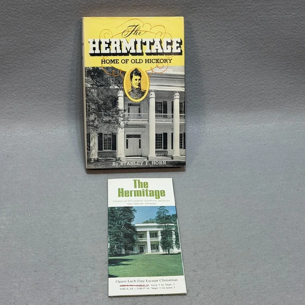 Vintage 1960 The Hermitage Home of Old Hickory Andrew Nashville Tennessee HC DJ